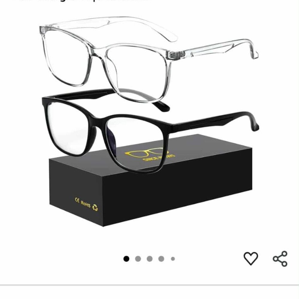 NWOT 2 Pair Blue-Light Blocking Glasses